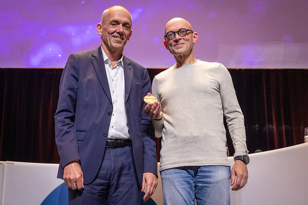 ceremony for the presentation of the CNRS Gold Medal for Innovation to Alain Wagner